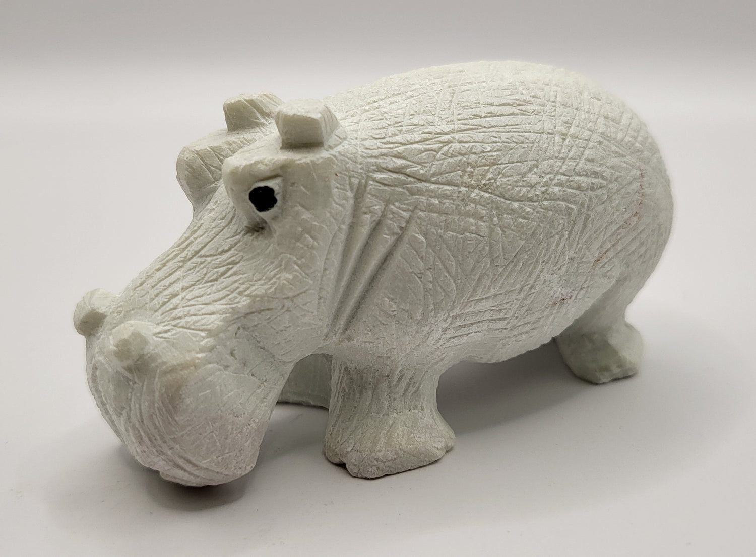White Stone Hippos