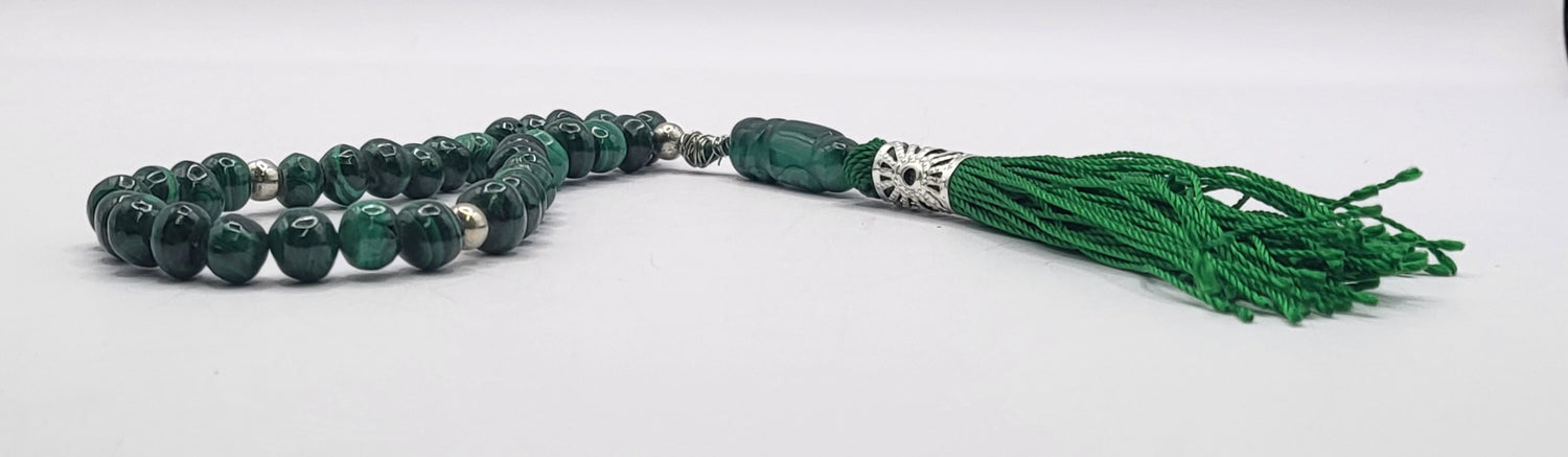 Malachite Prayer Beads