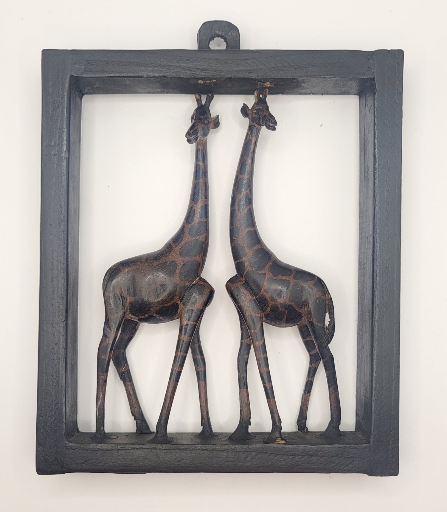 Ebony Giraffe Pair Frame