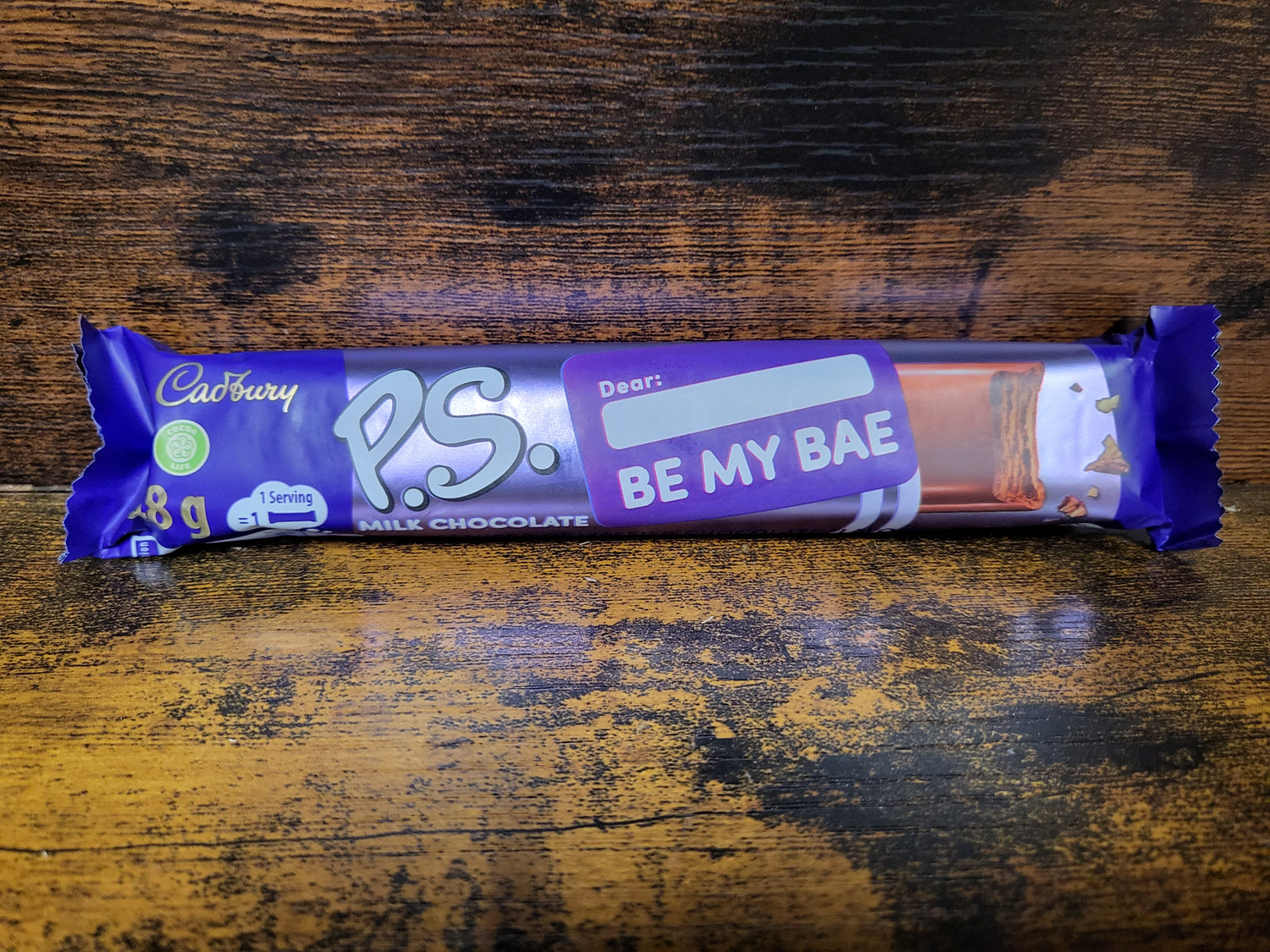 P.S. Milk Chocolate South African Cadbury Chocolate Bar 48g