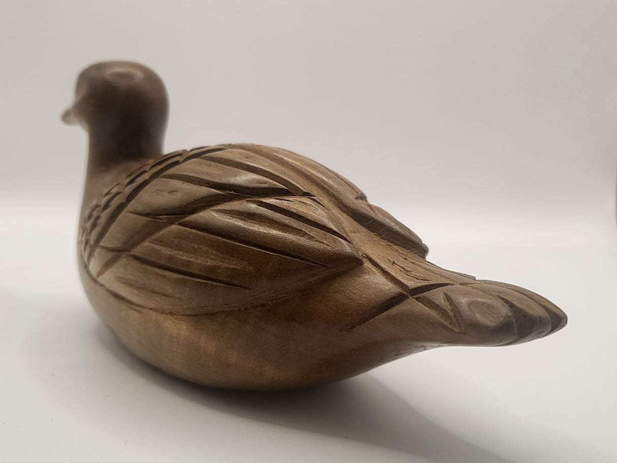 Wooden Hand Carved Duck