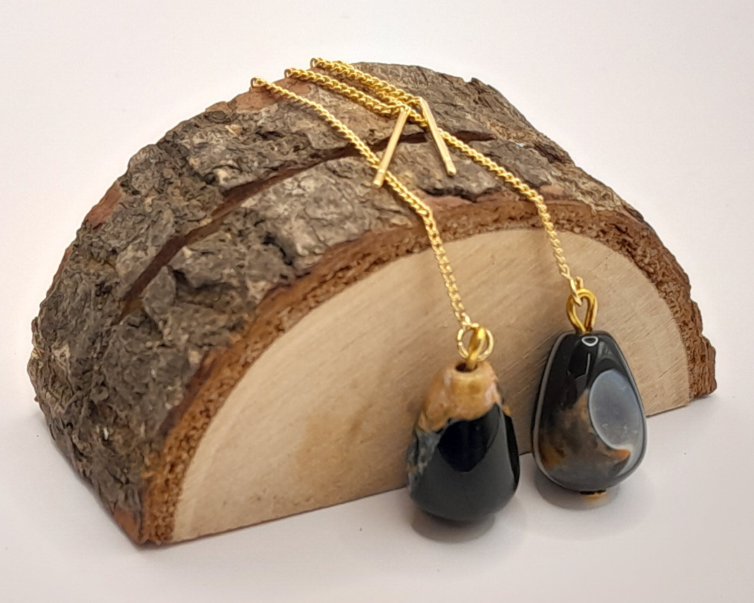 Eye Agate Earrings