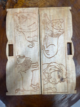 Handcrafted Malawi Bawo Game 52x20x5cm