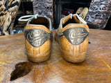 Pair of Nike Air Force One Low with Laces V1.1 Hand Carved Mahogany Display Piece