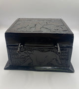Carved Animal Jewellery Box
