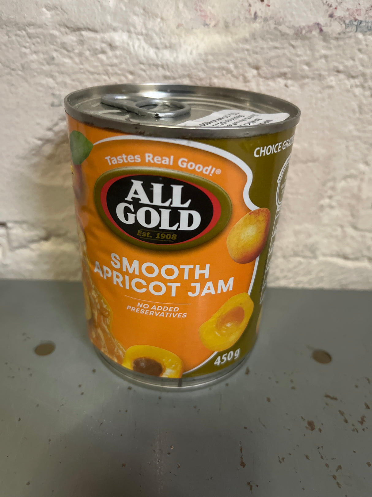 All Gold Smooth Apricot Jam 450g Can