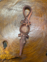 Handmade Wooden Crocodile Ashtray