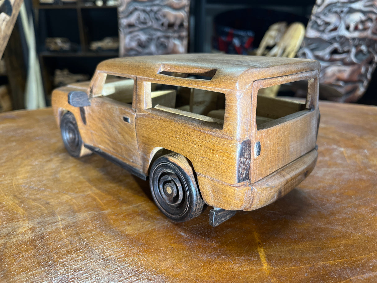 Landrover Defender V1.1 Hand Carved Mahogany