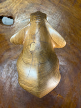 Beautifully Grained Hand Carved Elephant