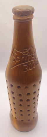 Hand Carved Coke, Sprite, Fanta Bottle (Malawi)