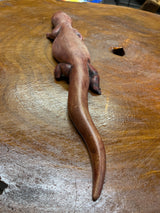 Lifelike Gecko Wooden Curio
