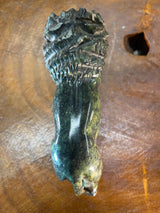 Hand Carved Green Stone Lion