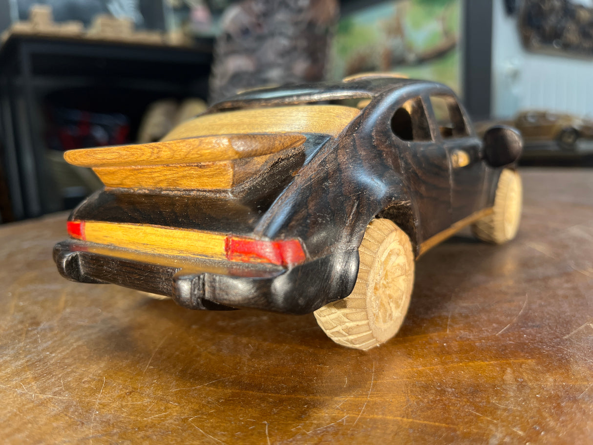 Porsche 911 Mini V1.1 Hand Carved Ebony
