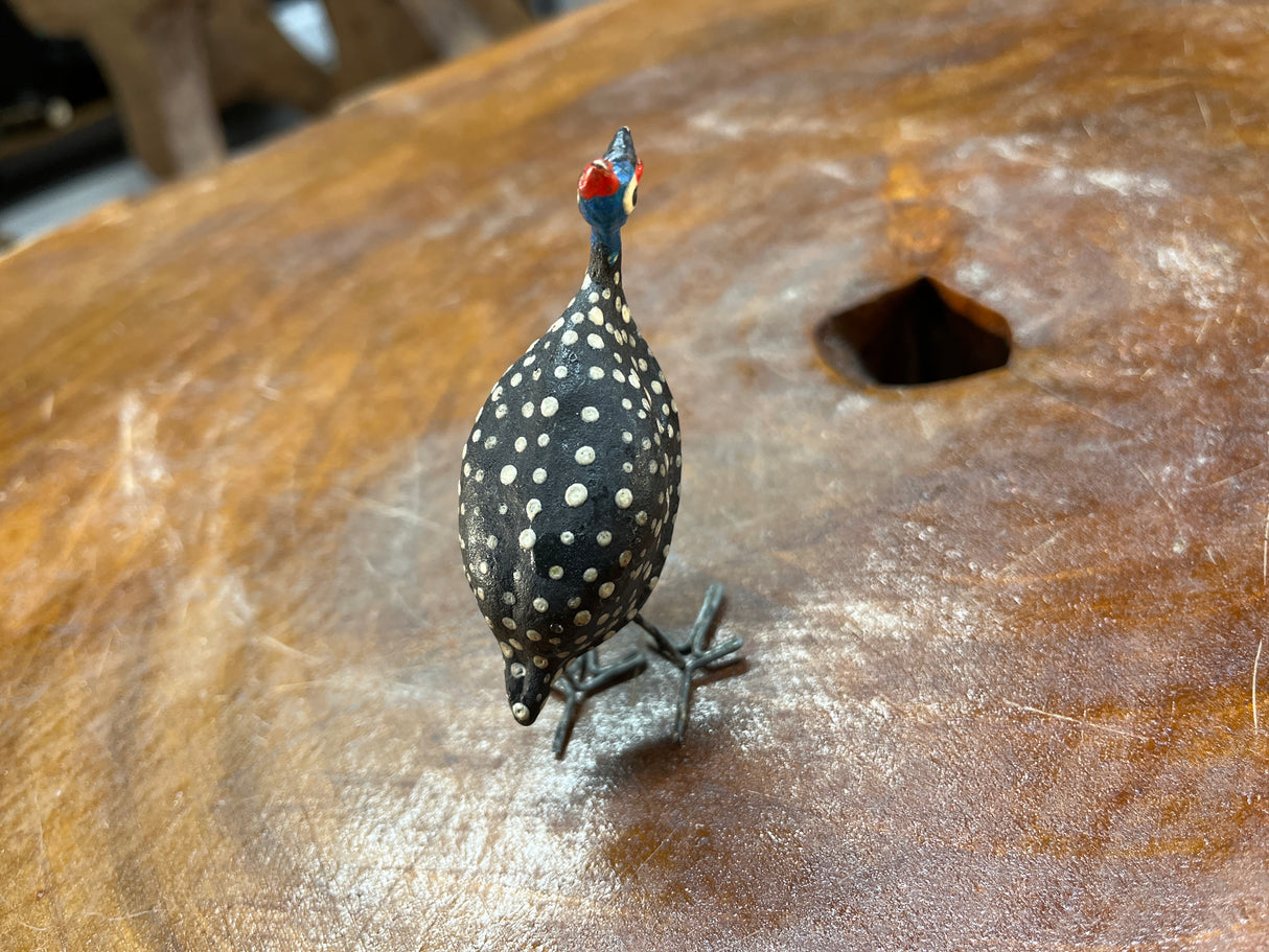 Wire Legged Wooden Little Peacock
