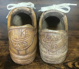 Nike Air Force One Wooden Hand Carved Sneaker with Laces