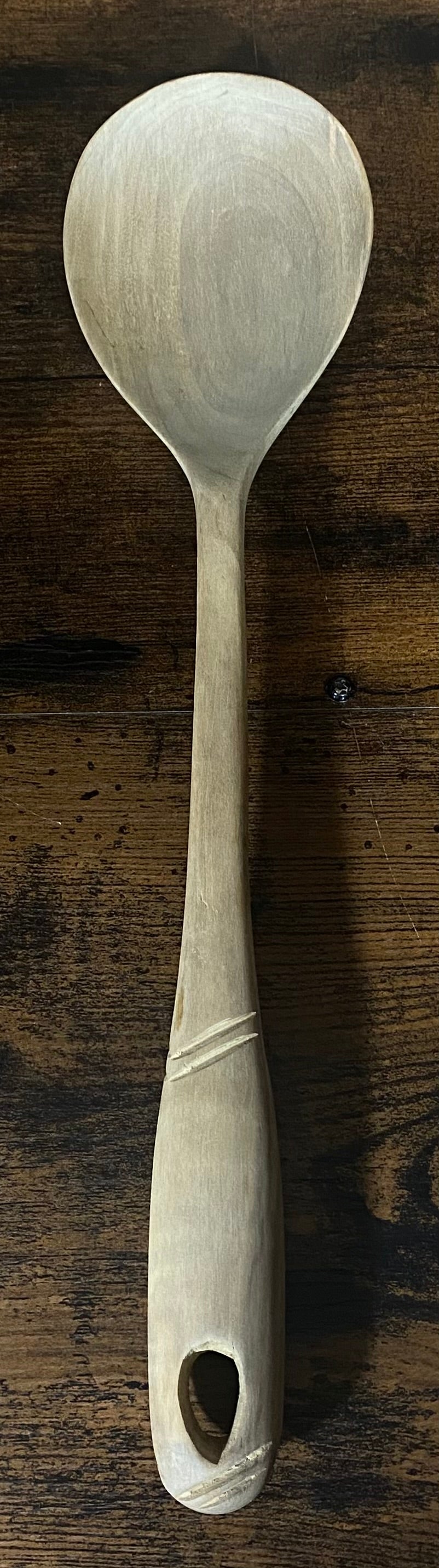 Hand Carved Wooden Serving Spoons