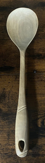 Hand Carved Wooden Serving Spoons