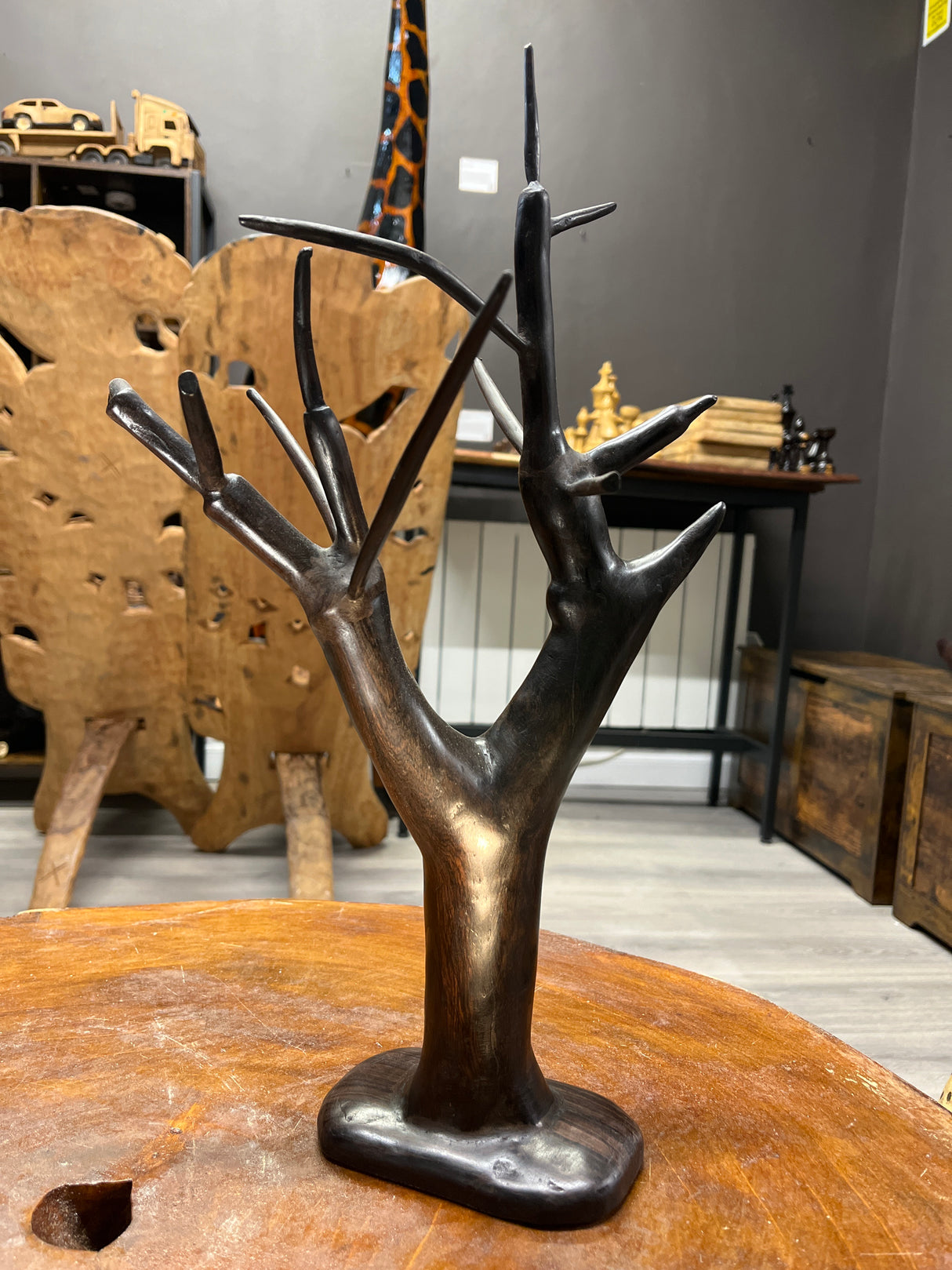 Hand Carved Ebony ‘Dead Tree’
