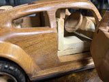 Porsche 911 V2.1 Hand Carved Mahogany
