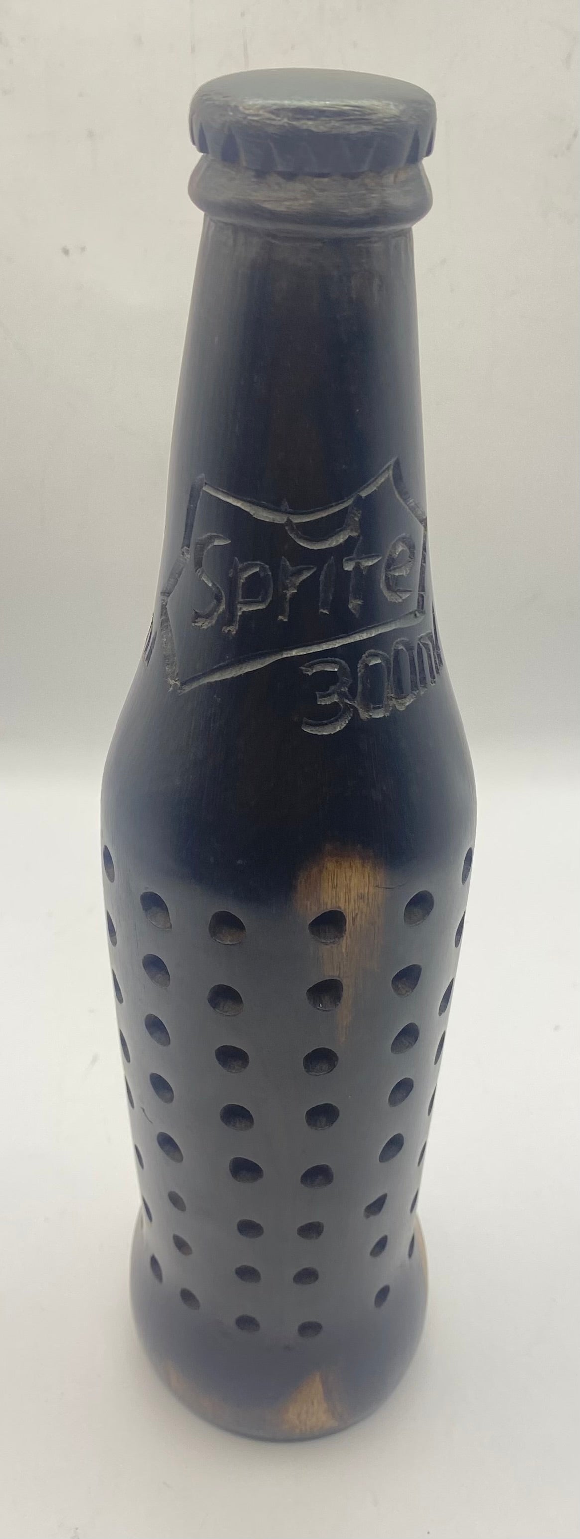 Hand Carved Coke, Sprite, Fanta Bottle (Malawi)
