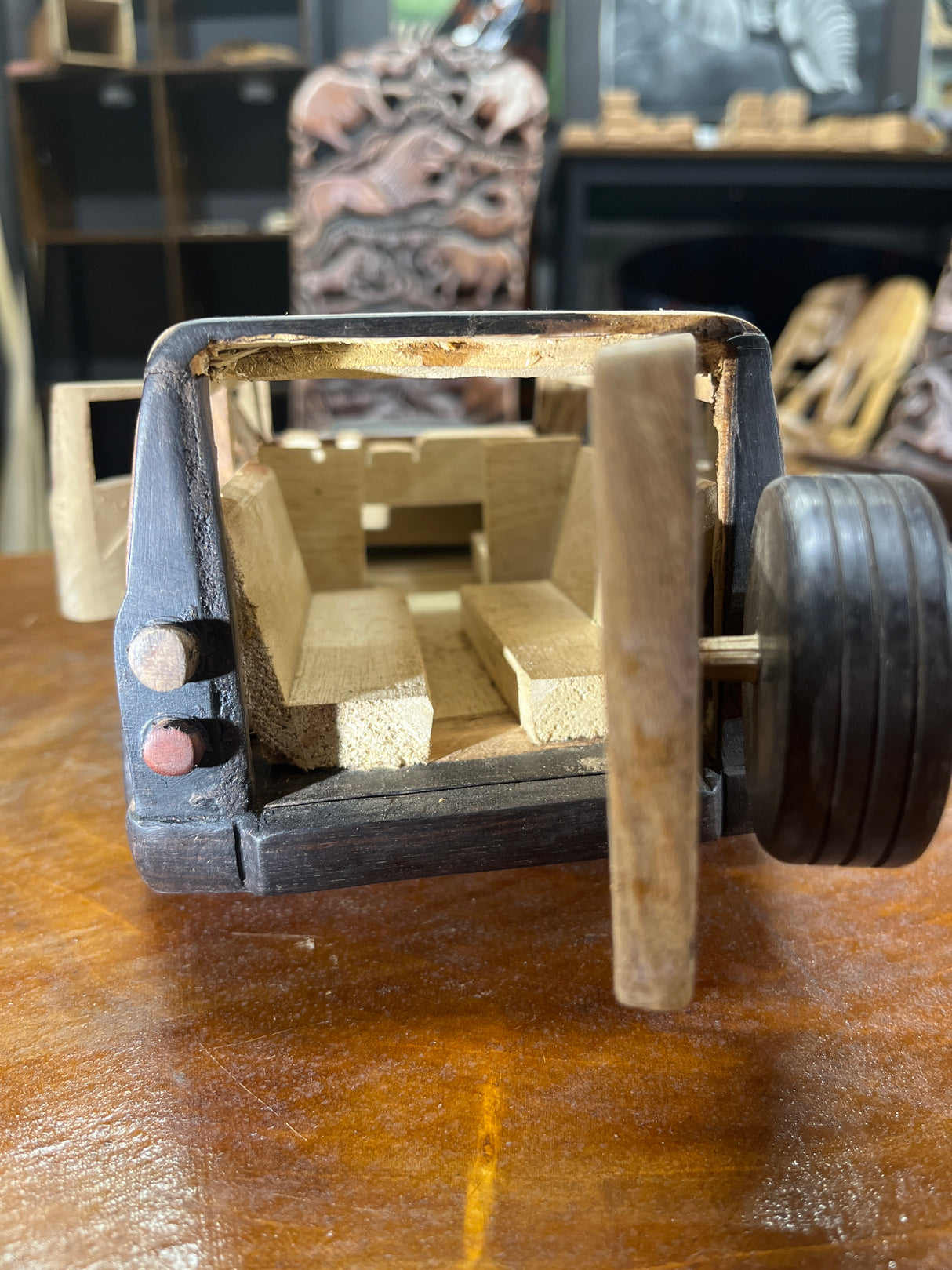 Landrover Defender V2.1 Hand Carved Mahogany with Ebony