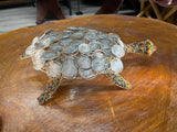 Handmade Wire Turtle with Coloured Beads