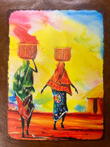 Metal Sign Africa Design Room Decor 20x30cm