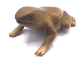 Mahogany Hand Carved Frog