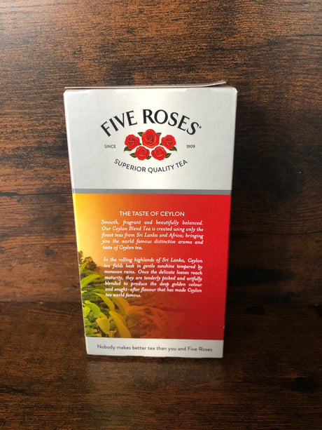 Five Roses Ceylon Blend South African 26 Tea Bags