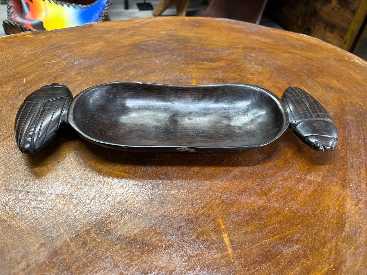 Handmade Ebony Cockroach Coin / Jewellery Dish