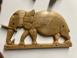 Wooden Handmade Elephant Keyholder