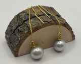 Grey Pearls Earrings
