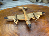 Hand Carved Wooden Aeroplane