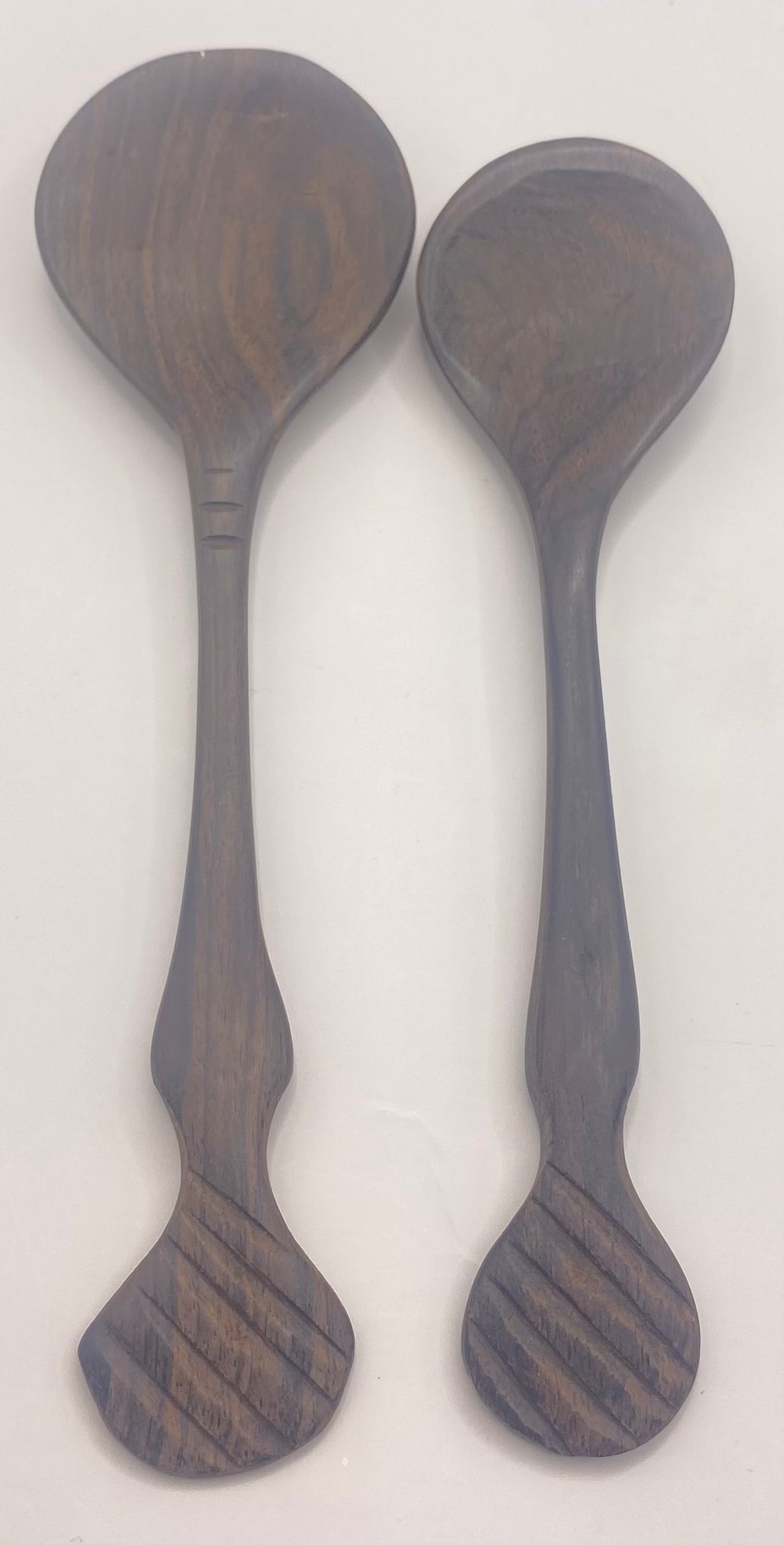 Hand Carved Ebony Spoons
