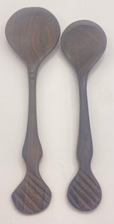 Hand Carved Ebony Spoons