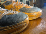 Pair of Nike Air Max 90 V2.1 Hand Carved Painted Mahogany Display Piece