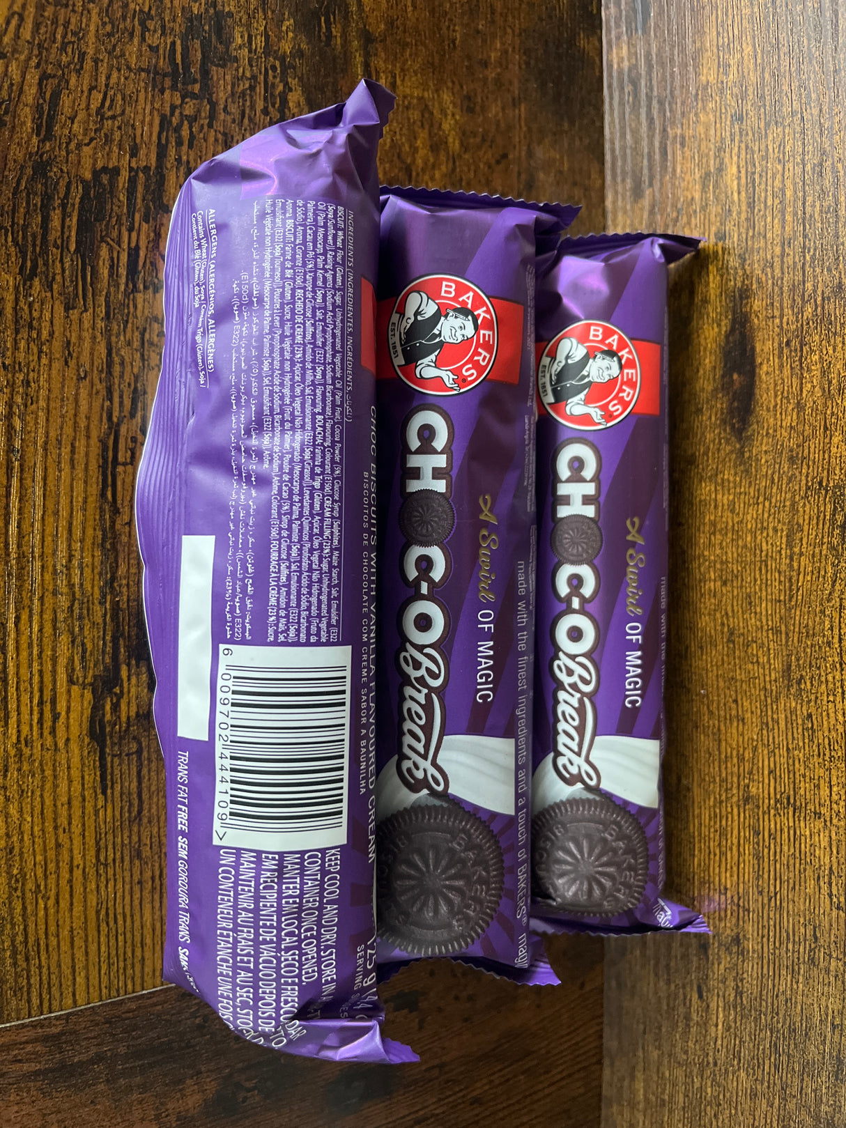 Bakers Choc-o-Break 125g