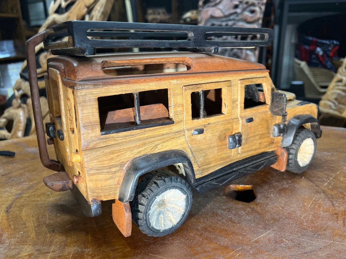 Classic Landrover Defender V3.2 Hand Carved Mahogany with Ebony