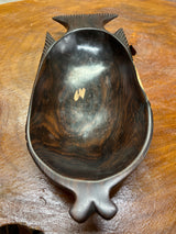 Beautiful Handmade Ebony Fish Shaped Dish