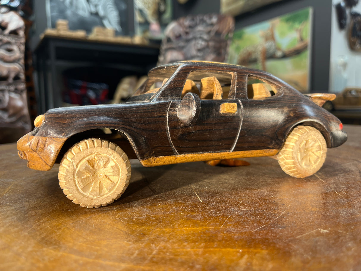 Porsche 911 Mini V1.1 Hand Carved Ebony
