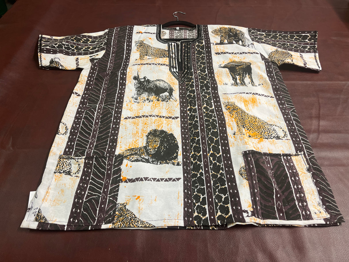 Chitenge Buttonless Shirt