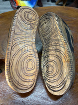 Pair of Nike Dunk Low V1.1 Hand Carved Mahogany Display Piece