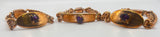 Amethyst Gem Copper Bracelets