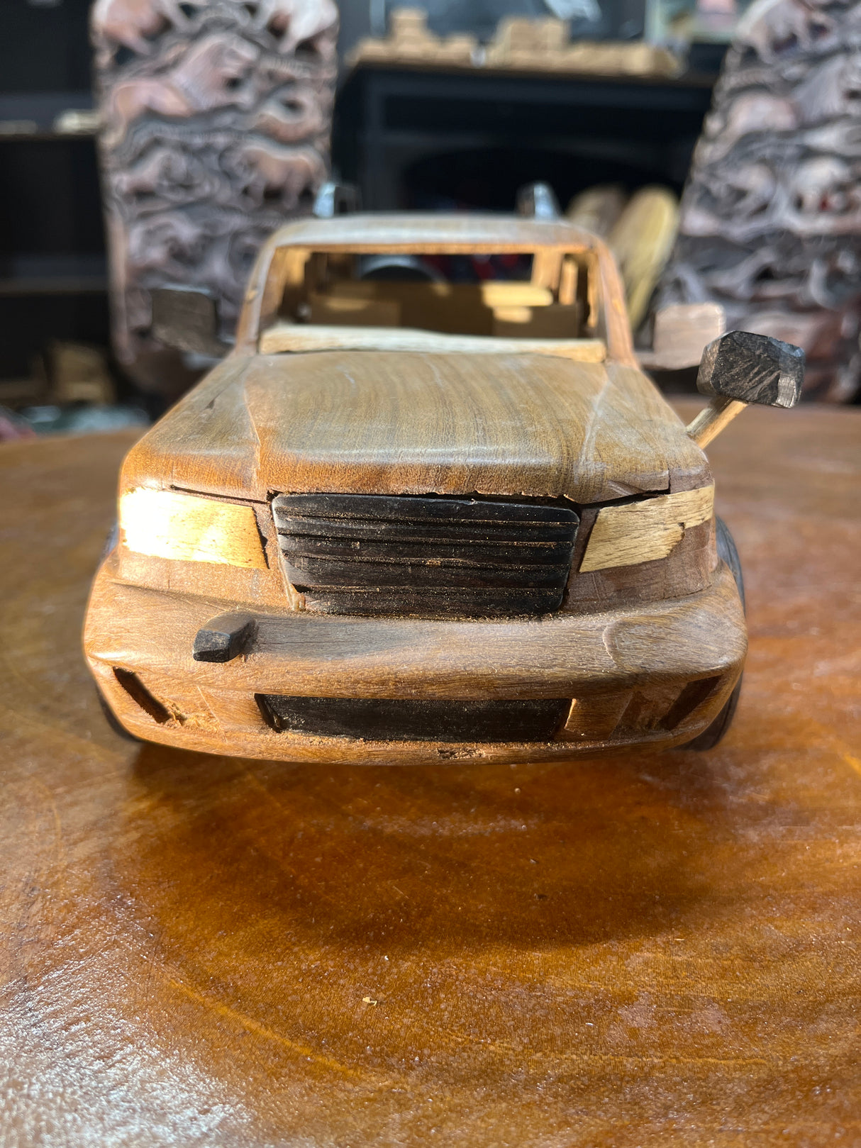Toyota Landcruiser 100 Series V1.1 Hand Carved Mahogany with Ebony