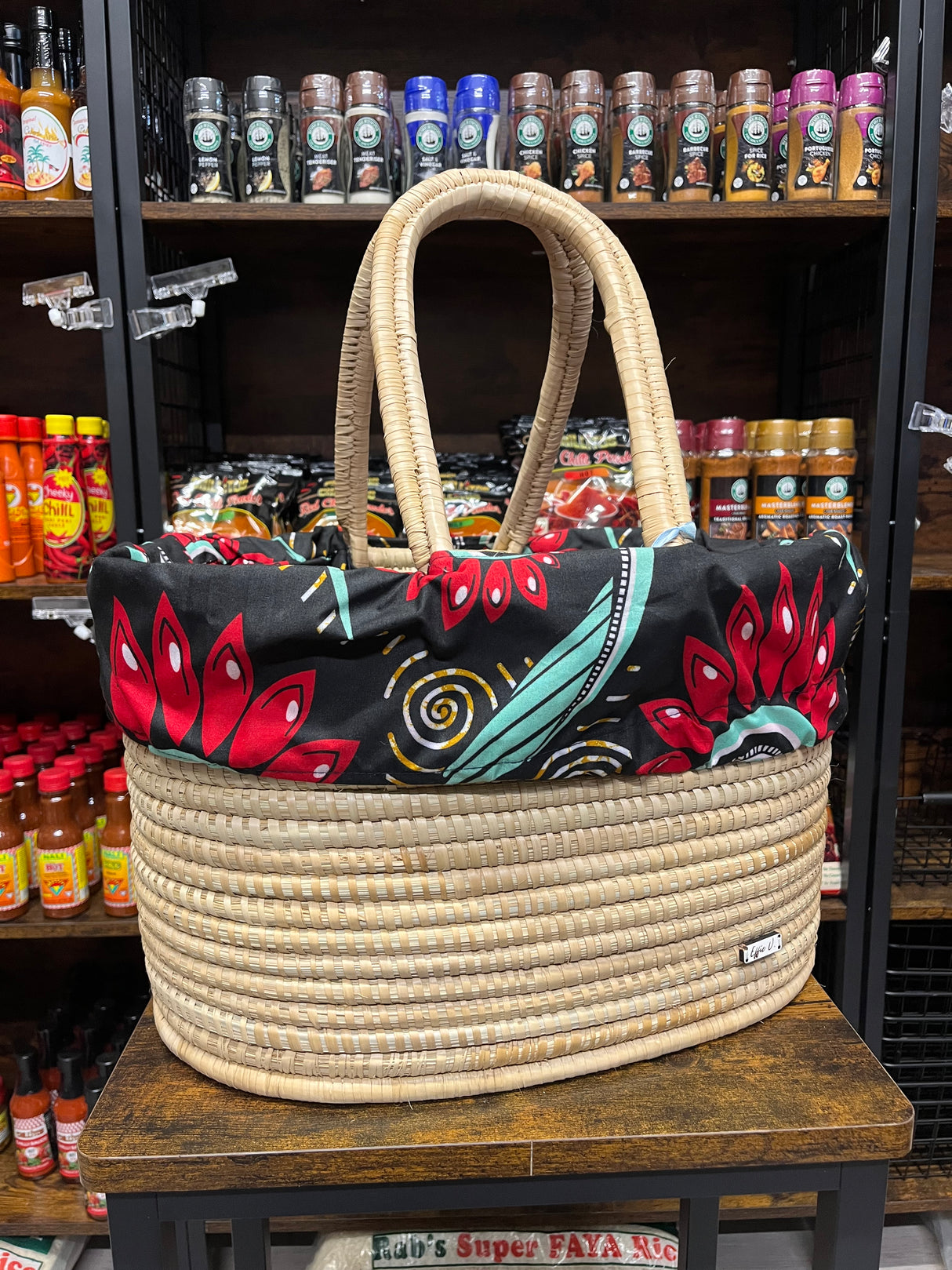 Effie V Large Wicker Basket