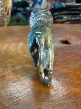 Hand Carved Green Stone Lion