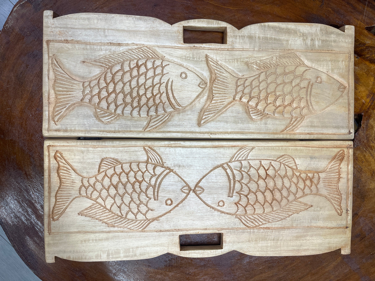 Handcrafted Malawi Bawo Game 52x20x5cm