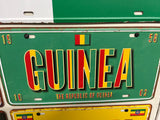 Metal Country Flag And Name Pattern License Plate Room Decor 15x30cm