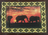 Sunset Painted Placemats with Serviettes