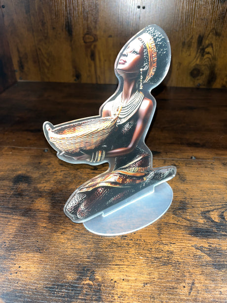 African Lady Display